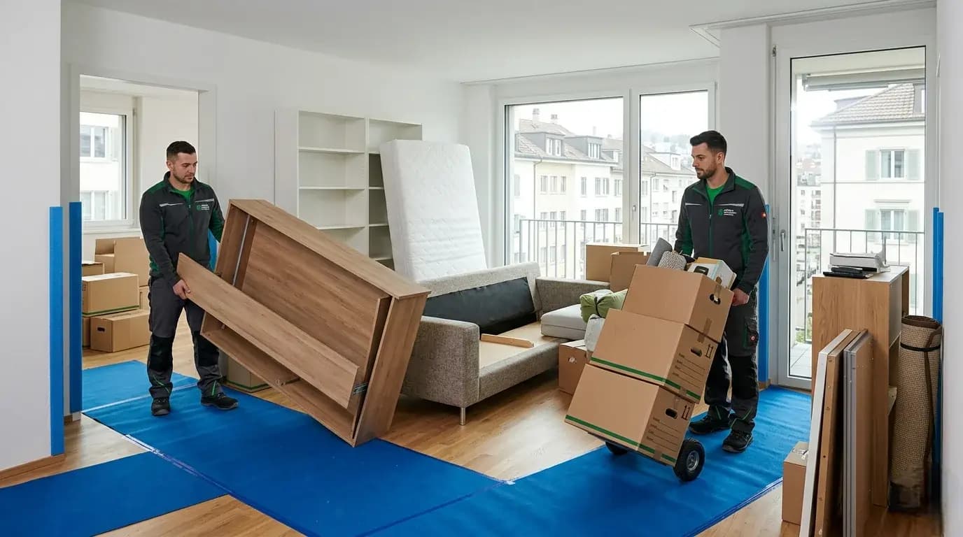 Apartment and house clearance service in Zurich