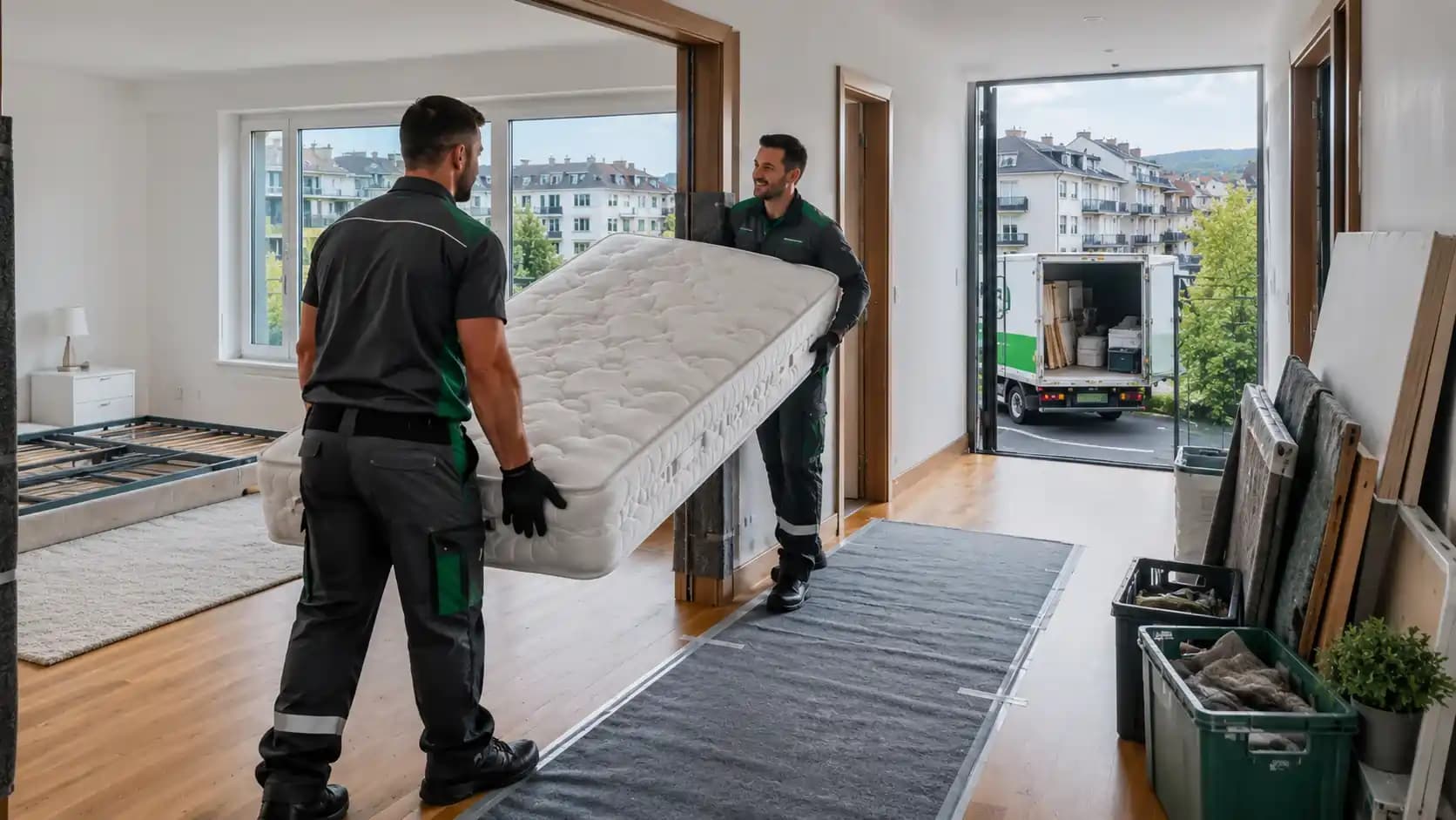Mattress collection and disposal in Zurich