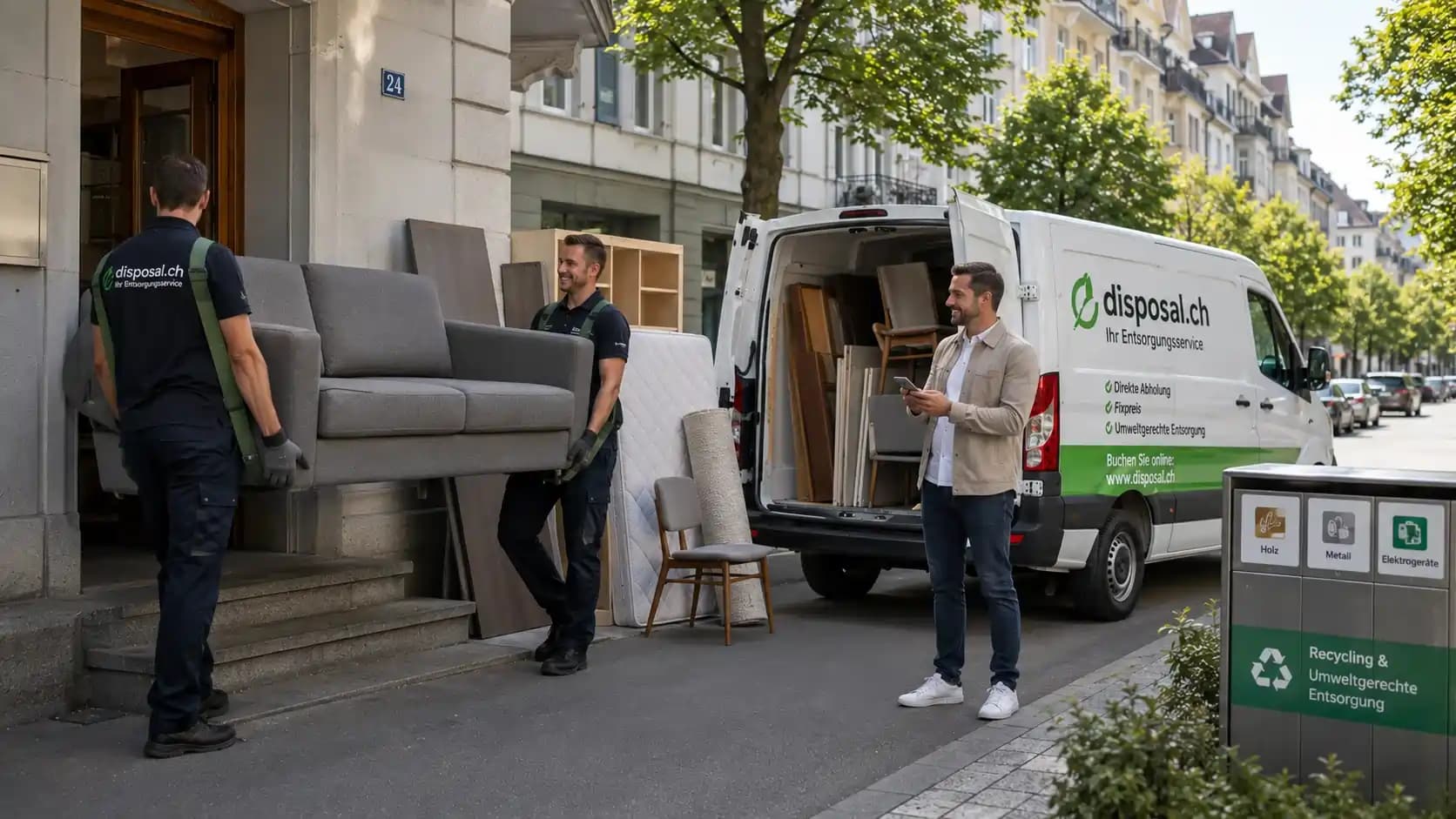 Furniture collection and disposal in Zurich
