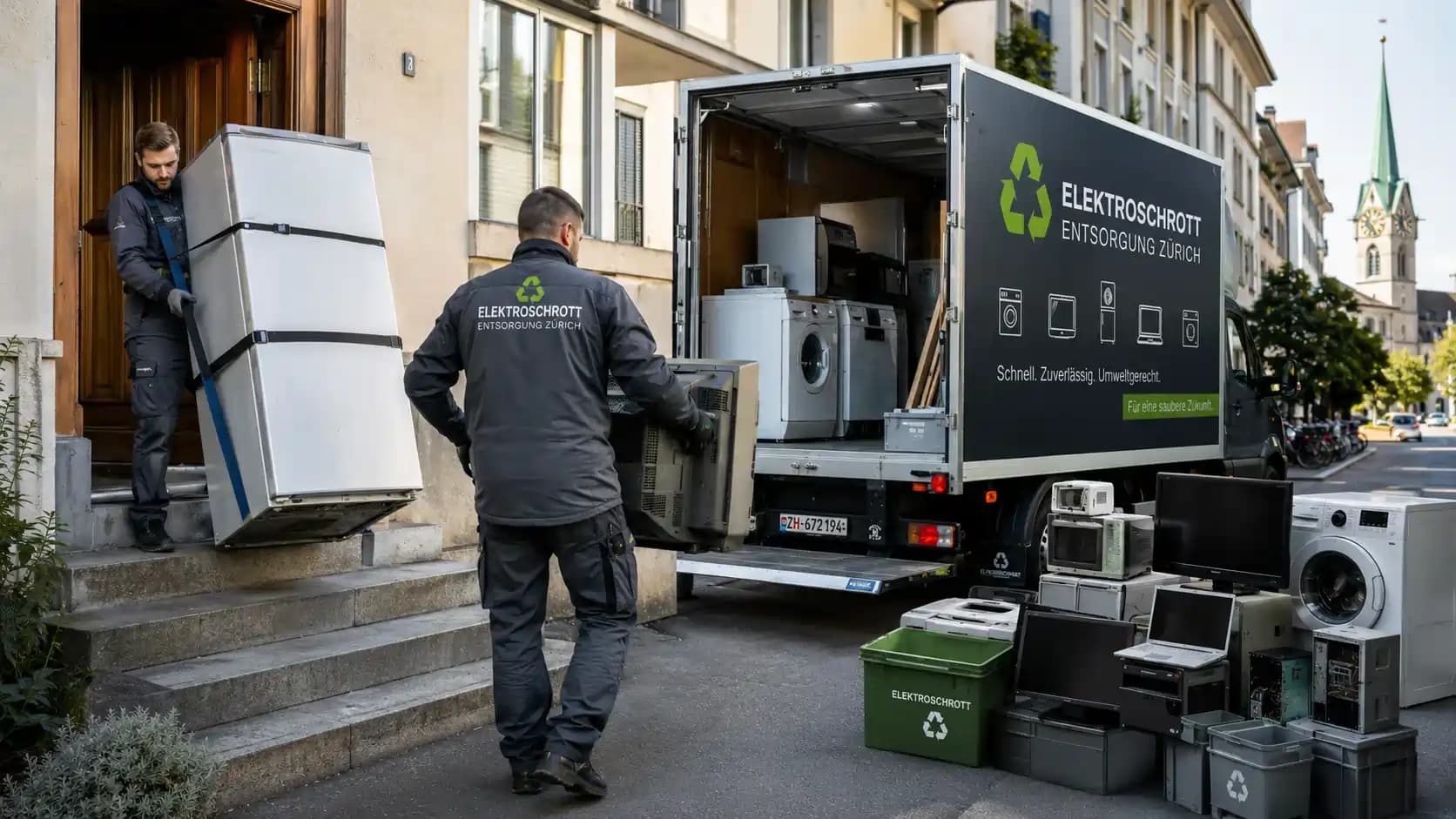 Elektroschrott-Abholung und Recycling in Zürich